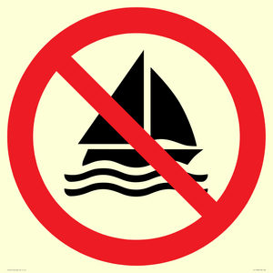 Prohibition: No sailing